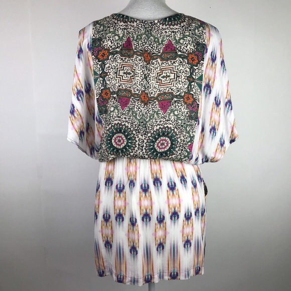 Plenty Tracy Reese Dress Pink Multicolor Paisley - Picture 5 of 8